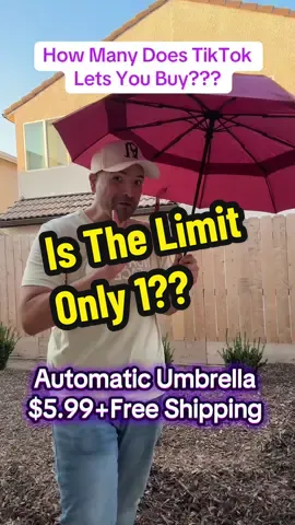 AutomaticUmbrella Only $5.99+FREE SHIPPING!! #fyp #tiktokshop #umbrella #rain #sun #upf50 #rainseason #staydry #sunrays  #creatorsearchinsights 
