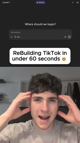 Making TikTok with only AI #ai #tiktok #brainrot #nocode