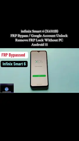 How to Bypass Google Account Lock | Reset Frp on Infinix Smart 6 (X6511B) Android 11 Latest Security Patch 2025. →Without Pc & Laptop →Without Activity Launcher Without Pin Lock Sim Card -Mic Method Not Working #infinixsmart6 #frpbypasswithoutpc #frpbypass #android #mobiletips #FRPRemove #googleaccount                                This is tutorial video for educational purpose only, try this method only to unlock your own phone only or help to people unlock their phones who forget their Phone Password/Pattern/ Pin or Google Account, Anyone using these videos for any illegal or unlawful purpose will be solely responsible for his or her activity. 
