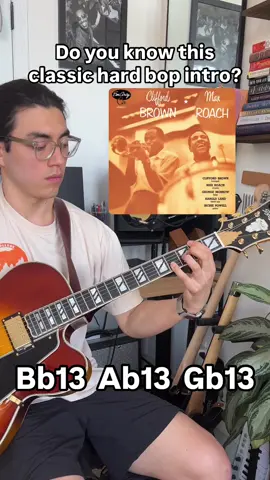 This Clifford Brown intro goes too hard  #jazz #jazzguitar #jazztheory #jazzharmony #musictheory #jazzstandard #jazzstandards #cliffordbrown #joyspring 