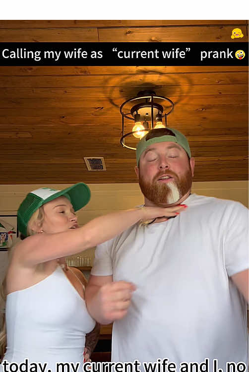 Calling my wife as “current wife ”prank 😂🤣#fyp #funnyvideos #funnytiktok #usa #prank #funnyprank #couple #coupleprank #haha #wife 