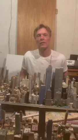 Miniature model of New York City, carved out of balsa wood,21 years to build, almost 1 million buildings, 50ft, long,30ft. wide.