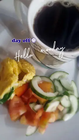 Day 1 #pagpapanggap #eggomellete #cucumbertomatoslice #blackcoffee #CapCut #fypシ゚viral 