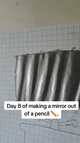 Day 8 of making a mirror out of a pencil ✏️ .  #pencilart #pencilart #pencildrawing #mirror #arttok #mirrorball #artistsoftiktok 
