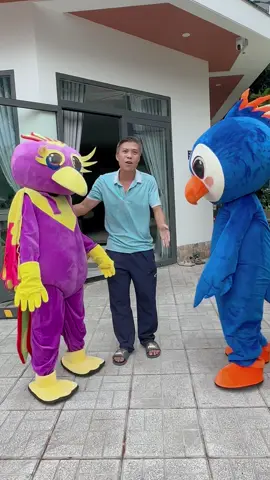 Mascot hai chú chim #nguyenduy #cachlamgiau #cachkiemtien #biquyetthanhcong 