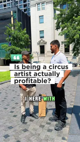 We stopped Terrence on the street to ask what he does for a living… “I’m a circus artist.” Yup — he travels city to city, gets paid per show, and lives off his talent. No boss. No fixed income. Just performance and hustle. Naturally, we asked: 💬 “How much does a circus artist actually make per show?” His answer? Definitely not what you’d expect. 🎯 At TheOnePlan, we believe in showing real financial stories from real people — not just the classic 9 to 5. 👇 Watch this to hear Terrence’s story — and stay tuned for more interviews like this. #TheOnePlan #MoneyTalks #CircusArtist #StreetInterview #FinancialFreedom #HowMuchYouMake #MontrealStreetTalks