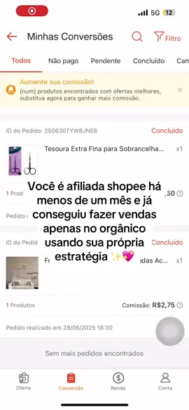 Devagar vamos indo 🥰✨#shopee #afiliado #vendas 