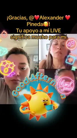 ❤️Alexander ❤️Pineda🥰, gracias por tu valioso apoyo en mi LIVE. Seguiré esforzándome para crear contenido LIVE aún mejor.@❤️Alexander ❤️Pineda🥰 #tiktoklive #livehighlights #livegift #goodafternoon #bowtifulcrown 