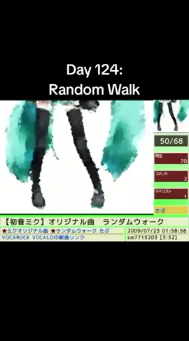 Day 124: Random Walk by Tabu — tags: #vocaloid #hatsunemiku #tabu #vocalost #lostmedia  other tags: vocarank, miku