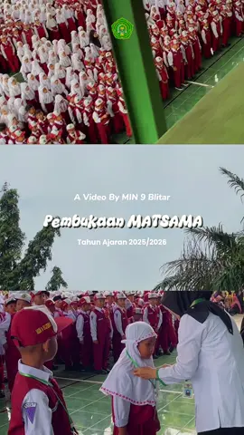 Pembukaan kegiatan MATSAMA hari ini 🥰 #min9blitar 
