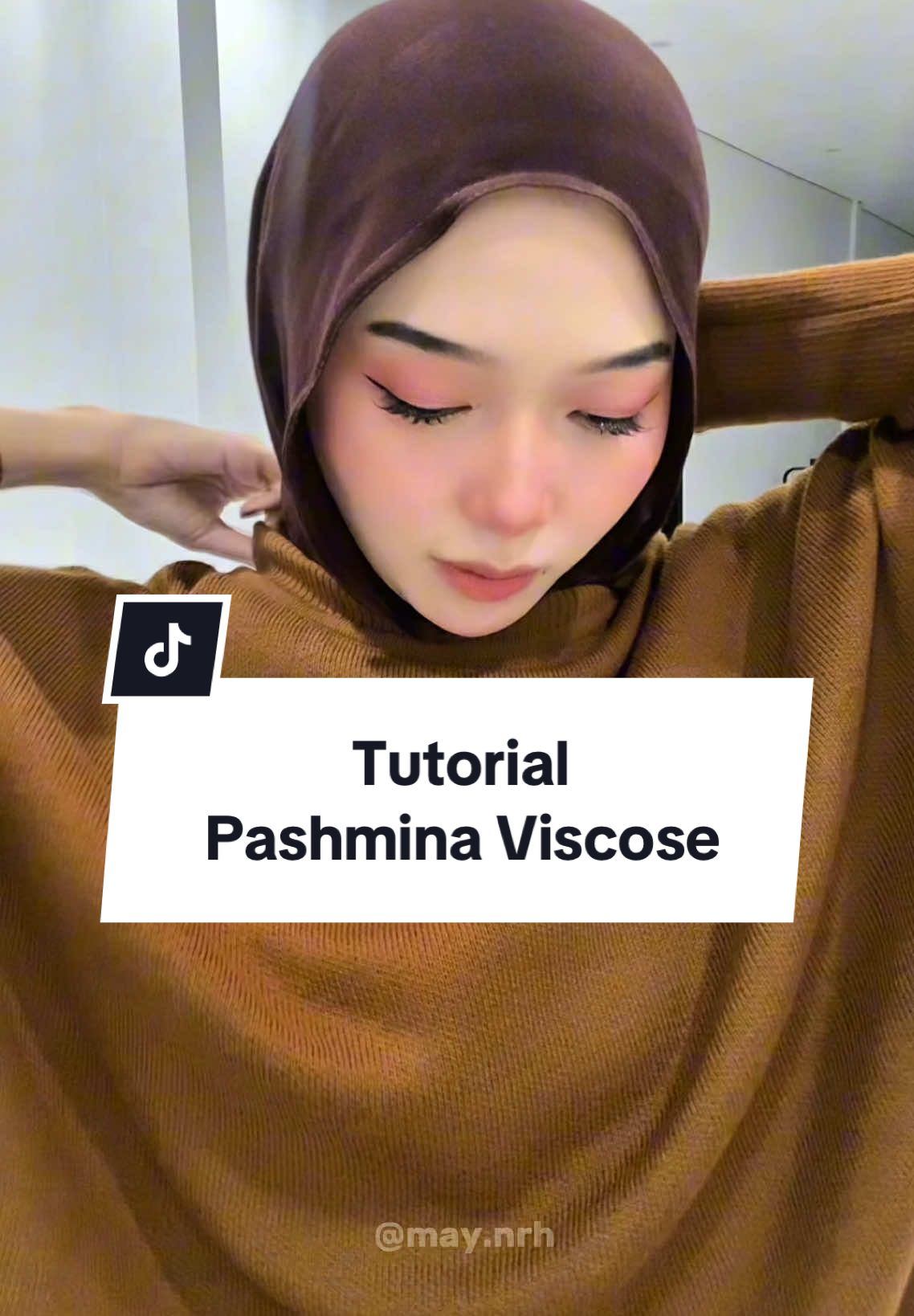 Ini bikin kamu auto cantiiik 🤍 #tutorialpashmina #tutorialhijab #pashminaviscose #CapCut 