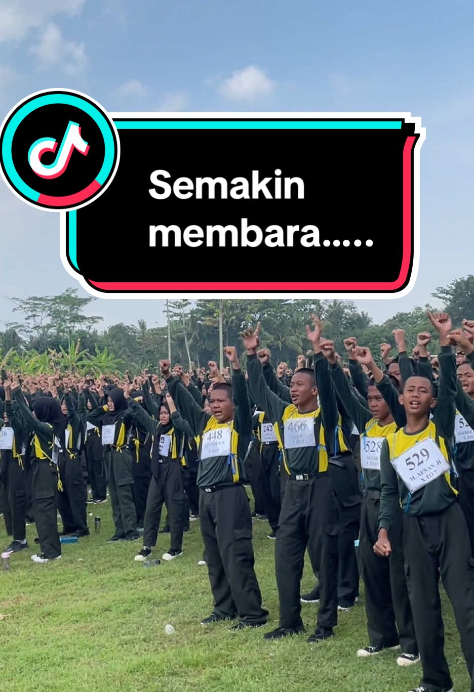 Makin tangguh dan makin membara….. #smkboedioetomo2gandrungmangu #smkbog2025 #pramuka #pramukahits #pramukagantengcantik #fy #fyp #sorotan #pramukaindonesia #lddk #yelyel 