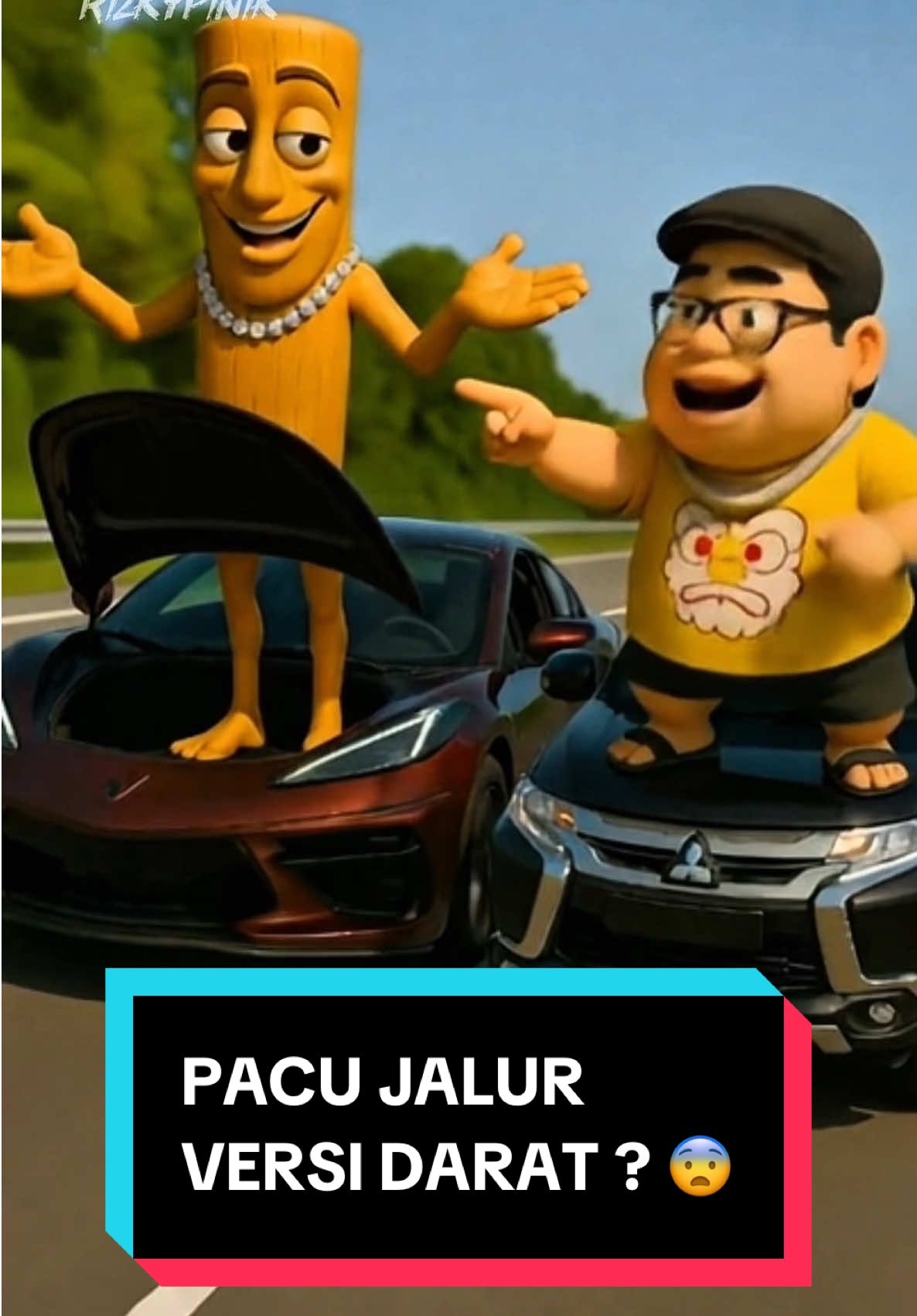 DONTOL IKUT TREND PACU JALUR VERSI DARAT ? 😱 . . . . . . . . . . #pacujalur #aurafarming #pacujalurkuantansingingi #fypシ゚viral #dontol #tungtungsahur #animasilucu 