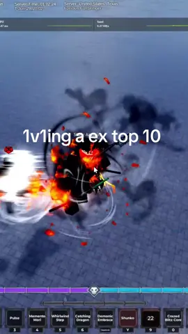 1v1ing a ex top 10. He loses to the top 10000 Hakuda off meta King #typesoul #deepwoken #roblox #fy 