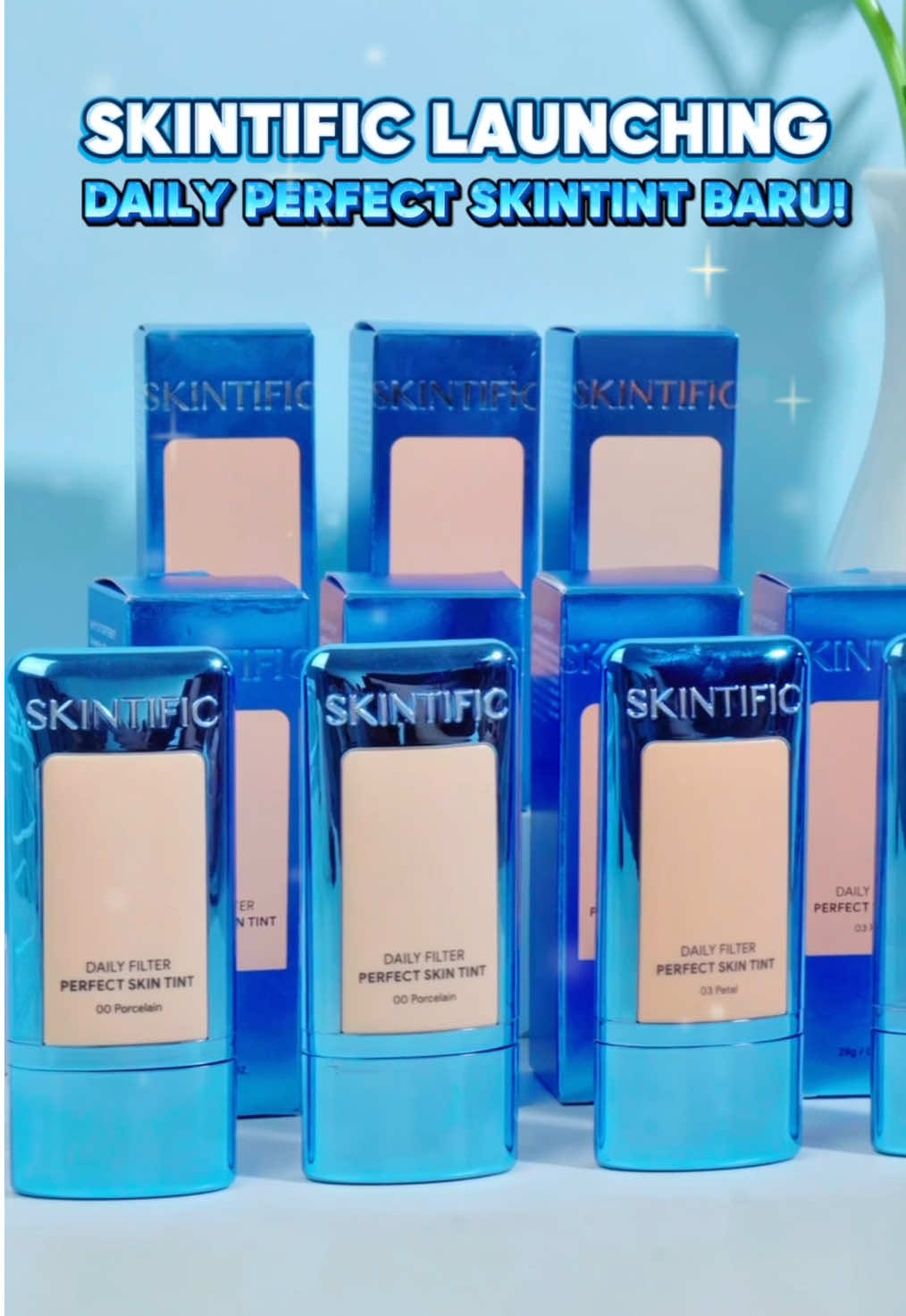 🌻 NEW DROP DARI SKINTIFIC, UNTUK KAMU PECINTA SKIN TINT🙋🏻‍♀️ Dengan hasil makeup flawless dan long-lasting, Skin Tint ini bakal jadi newest daily essential kamu!🥰💄 Checkout di Live TikTok Skintific🩵 #skintific #dailyfilterperfectskintint #mukaberminyak #makeuptahanlama #squalene #skintint 