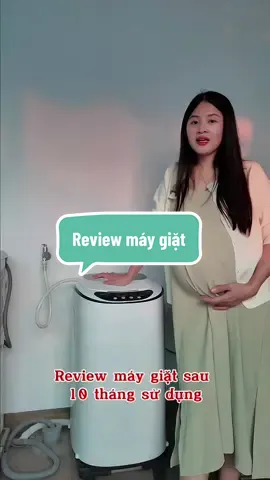 Các mẹ hỏi rất nhiều máy giặt e dùng nhưng gần 1 năm rui mới dám review vì dùng ưng quá ạ  #mehien4con 