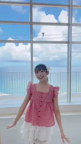 沖縄の思い出‼︎ ホテルの部屋から見える海綺麗すぎてTikTok撮らな！ってなった！！！笑😆沖縄でTikTokいぱい撮ったからちょこちょこ載せるー‼︎#fyp #おすすめ #沖縄ホテル#沖縄旅行 #美少女無罪♡パイレーツ 