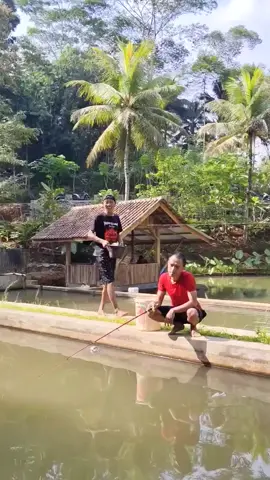 #memancing di kolam dapat ikan cantik#😂🤣😍 ... 