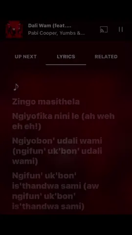 Dali wam~ Pabi cooper,🔥❤️🙌&Nkosazana Daughter #lyric #officialsession #musiclyrics #nkosazana_daughter #mawhoo 