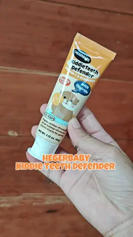 HEGERBABY KIDDIE TEETH DEFENDER 60g #hegerbaby  #hergerbabyteethdefender  #hergerbabytoothpaste  #hegerbabytoothpastewithfluoride #fyp 
