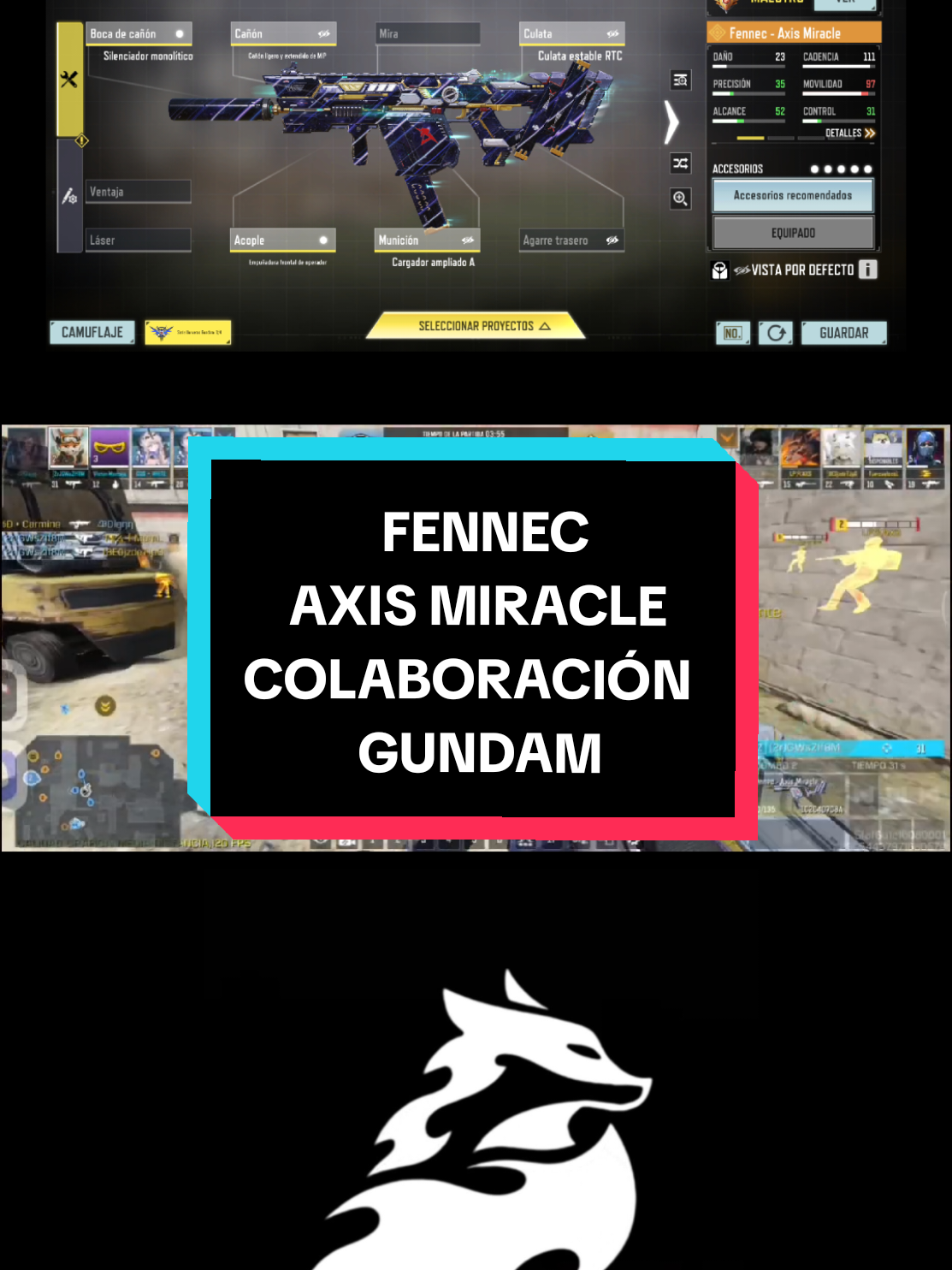 #callofdutymobile #callofduty #activision #codmobileclips FENNEC DE COLABORACIÓN GUNDAM