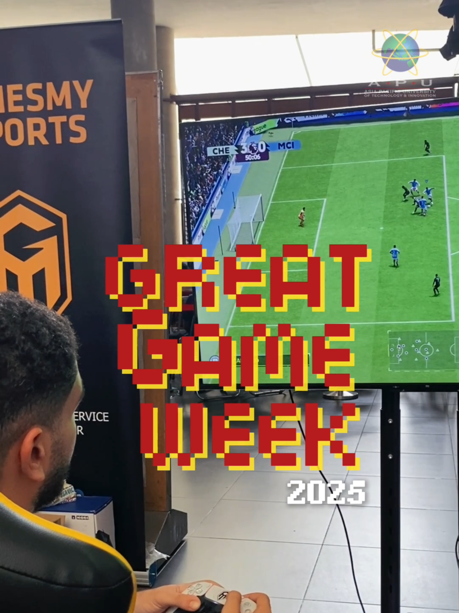 🎮Great Game Week 2025🎮  brought gamers together for 3 days of intense tournaments, live showcases, team challenges, and loads of fun side activities across campus! 👾 Players went all out, the crowd brought the energy, and the entire community showed what gaming culture at APU is all about 🥹🫶 GGWP and see you next round! ✌️💥🔥 #GreatGameWeek #GGWP #APUeSport #StudentLifeAPU #eSports #APUExperience #APUStudents #APUNews #apumalaysia #APU #AsiaPacificUniversity #StudyMalaysia #CampusVibes #university #universitymalaysia #unilife #LifeAtAPU