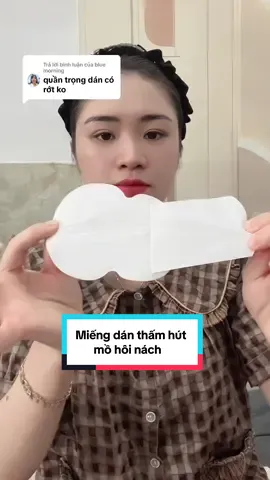 Trả lời @blue morning miếng dán thấm hút mồ hôi nách #miengdanthammohoinach #mohoinach #fyp #xuhuong 