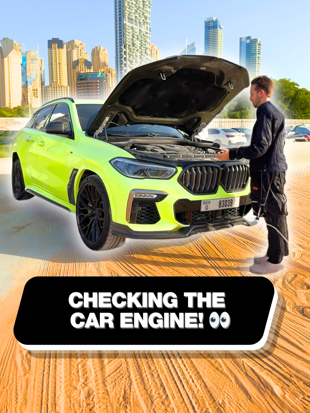 Of course Sergi would do this 😅 @sbxcars #funnytiktok #checkengine #skit
