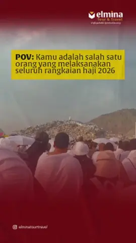 Membayangkannya saja sudah tidak bisa tahan air mata, apalagi kalau kejadian beneran bahwa kamu dalah satu jamaah haji 2026🥹 Kira-kira apa yg bakal kamu lakuin kalau terpilih jdi tamu Allah untuk berhaji di 2026? ____ Info Selengkapnya:  ☎️: 0818-524-244 📍: Jl. Abdullah Daeng Sirua No.61, Masale, Kota Makassar #hajionhplus #hajiplus #umrahpremium