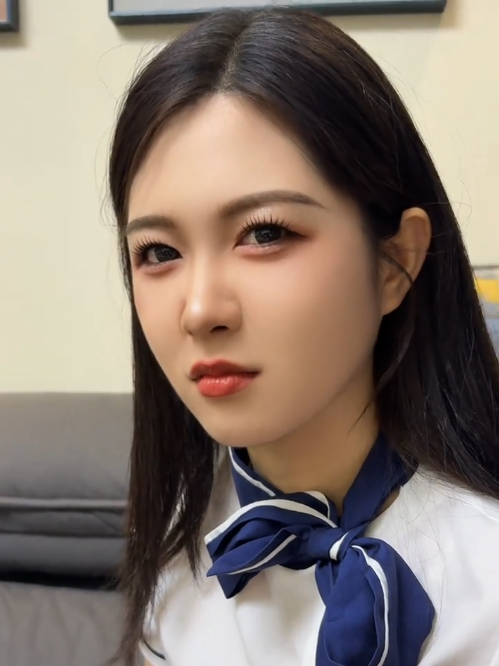 girlfriend is a flight attendant - i did it guys #prettygirl #drama #funny #hunterxhunter #fyp #viral 