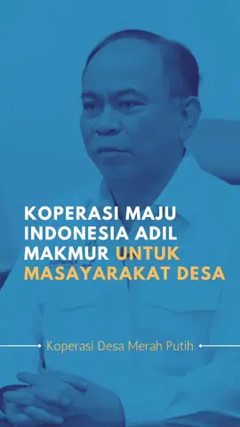 Koperasi Desa Merah Putih hadir sebagai wujud nyata upaya pemerintah dalam menciptakan Indonesia yang adil dan makmur, dimulai dari desa. Dengan menjadikan koperasi sebagai pusat aktivitas ekonomi masyarakat, desa didorong untuk mandiri, produktif, dan mampu mengelola potensi lokal secara maksimal. Koperasi ini menjadi sarana untuk memastikan pemerataan ekonomi, sehingga tidak ada lagi kesenjangan antara desa dan kota. Melalui koperasi, masyarakat desa memiliki akses yang lebih luas terhadap pembiayaan, pelatihan usaha, serta distribusi hasil produksi. Hal ini membuka peluang bagi desa untuk tumbuh menjadi kekuatan ekonomi baru yang berkontribusi langsung pada kemajuan bangsa. Dengan penguatan koperasi, terciptalah landasan kuat menuju Indonesia yang berkeadilan sosial dan kemakmuran merata bagi seluruh rakyat. #KoperasiDesaMerahPutih #DesaMajuIndonesiaMakmur #EkonomiAdilBerkeadilan #KoperasiKuatRakyatSejahtera #KopdesMerahPutih  #BudiArie 