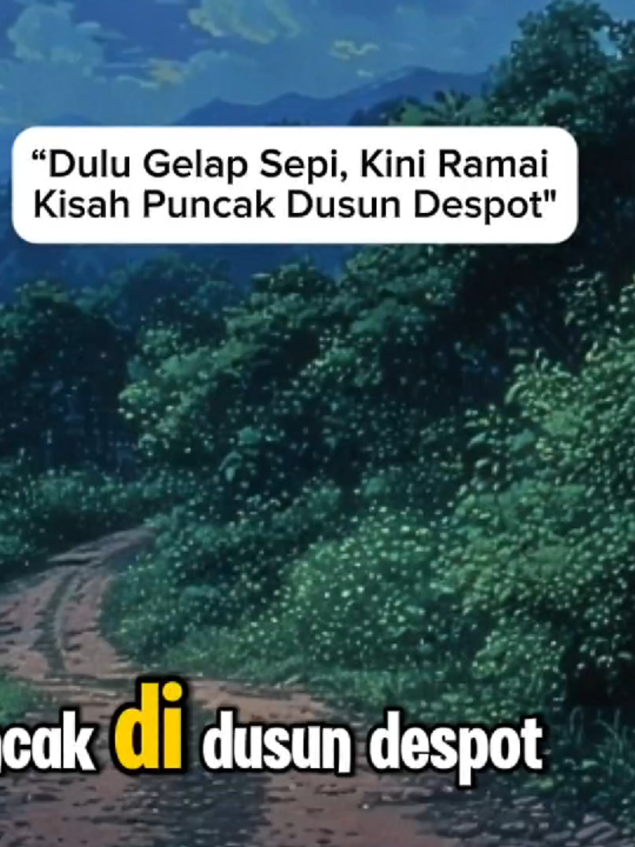 Dulu tanjakan kecil ini di Dusun Despot Riam Durian cuma disebut “puncak”. Sepi, cuma semak belukar. Jadi tempat anak muda nongkrong malam-malam, asal telpon ngacak nomor siapa tau dapat kenalan cewek. Kalau cocok, telponan sampai pagi, padahal belum pernah ketemu. Kadang janjian, eh baru lihat langsung kabur malu. Puncak juga saksi GL PRO-nya Pak Motak, malam latihan angkat roda depan, besoknya dipakai jual jamu sampai bapaknya ngomel. Sekarang puncak udah padat rumah. Termasuk rumah Bu Nurhasanah, Kepala Dusun. Cerita lama, tempatnya berubah. Ada cerita serupa di kampungmu? Follow @viralbergambar buat kisah kampung lainnya! #Bergambar #CeritaBergambar #VideoBergambar #StoryBergambar #BergambarViral #PuncakDespot #RiamDurian #CeritaKampung #KenanganMuda #MotorGLPRO  #NongkrongMalam #CeritaDusun #ViralTikTok #Fyp #Fypシ #FypIndonesia