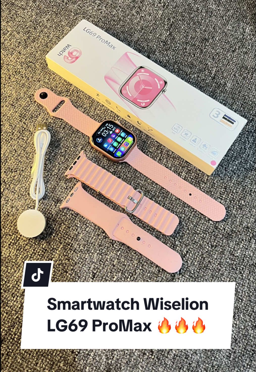 My new smartwatch wiselion LG69 ProMax super cute & cantik 🤍🫶🏻  Speknya dijamin bikin melongo, tapi harganya? Dijamin bikin dompet auto senyum. Fitur lengkap, desain cakep, cocok bgt buat kamu yang pengen upgrade gaya tapi gak bikin dompet menangis. 