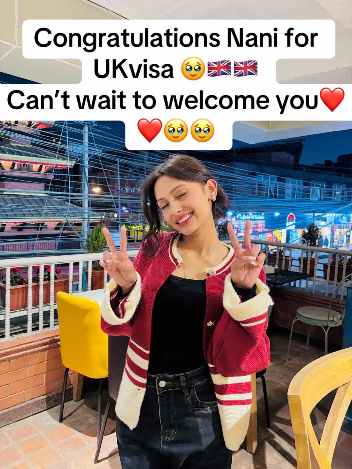 Congratulations Nani for getting Uk visa 🇬🇧🇬🇧🥹 proud moment of my life 🥹Mummy i did it🥹❤️❤️🕊️miss you mummy 🥹🕊️🕊️@Sara Dhakal @🫶 @sureshdhakal808 @Visit Education 