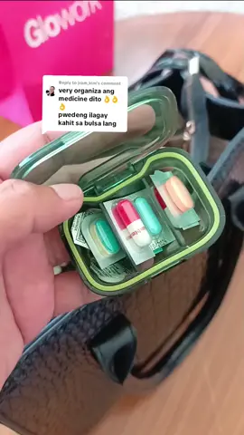 Replying to @jram_kim Never na mawawala sa Bag ko ngayong 30+ na ako😅 #pillorganizer #pillorganizerbox #organizer #storage 