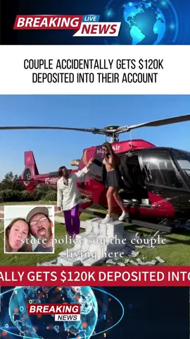 A couple accidentally gets $120k deposited into their account #news #foryou #greenscreen 