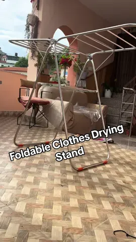 Delux Foldable Clothes Drying Stand is here with 1 year anti-rust warranty #clothesdryingstand #antirust #clothesstand #dryingstand #clothesdryer #clothesstandrack #dryingstandrack #foryou 