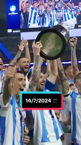 🔙 Un año de una final inolvidable 🇦🇷-🇨🇴 #Argentina #Colombia #CopaAmerica #CopaAmerica2024 #Messi #LautaroMartinez #AFA