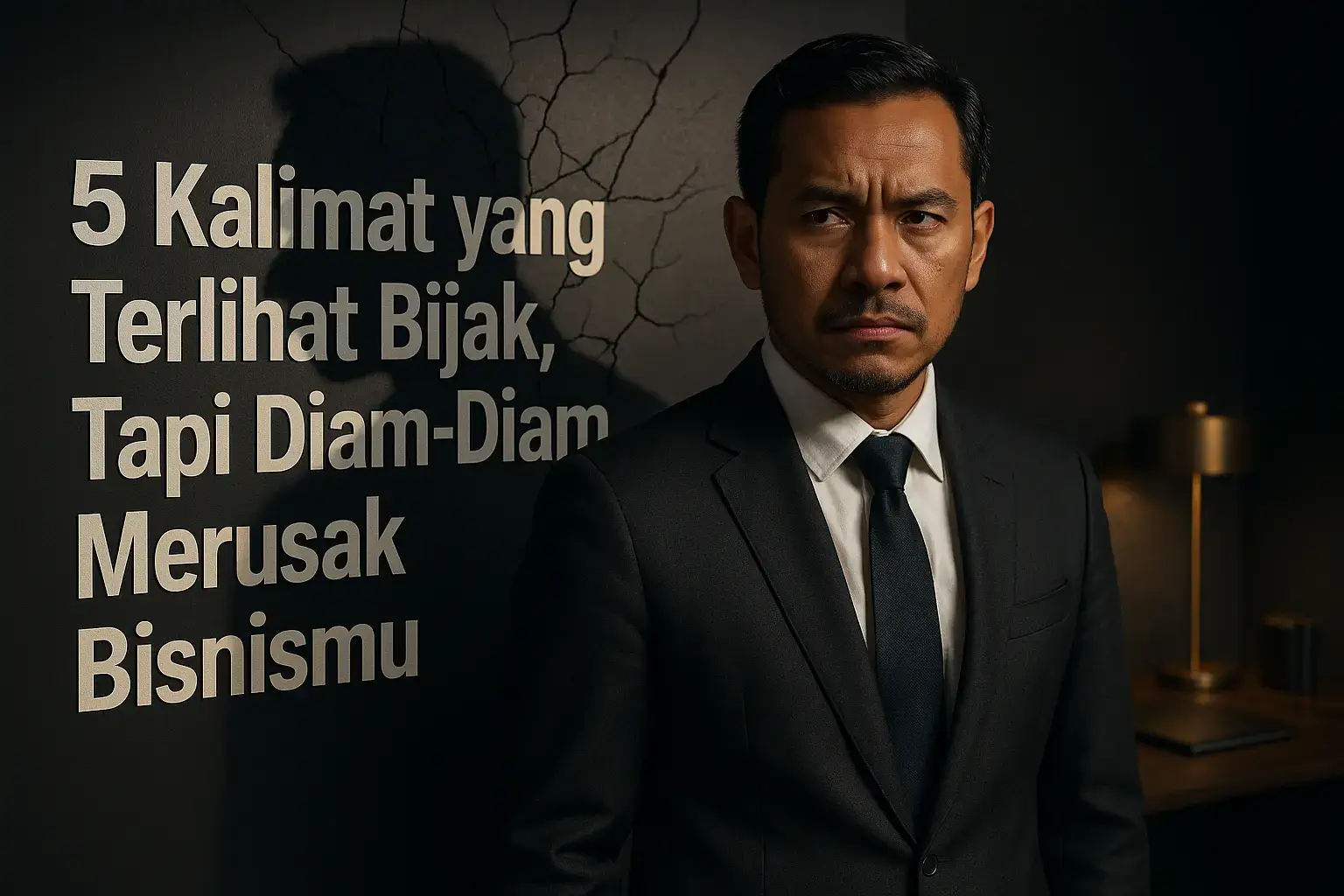 “Gak semua kalimat bijak, bener buat bisnismu.” Diam-diam, ada yang justru bikin kamu stagnan. #RajaBisnis #MindsetPebisnis #BisnisNaikKelas #StrategiBisnis #BelajarBisnis #FYPbisnis #KontenBisnisIndonesia #UpgradeMindset #BisnisTanpaDrama #GrowthMindset #StrategiBisnis #MindsetPebisnis #NaikLevel #BisnisSejati #LeadershipMindset #WawasanBisnis #foryou #fyp #fouryourpage 