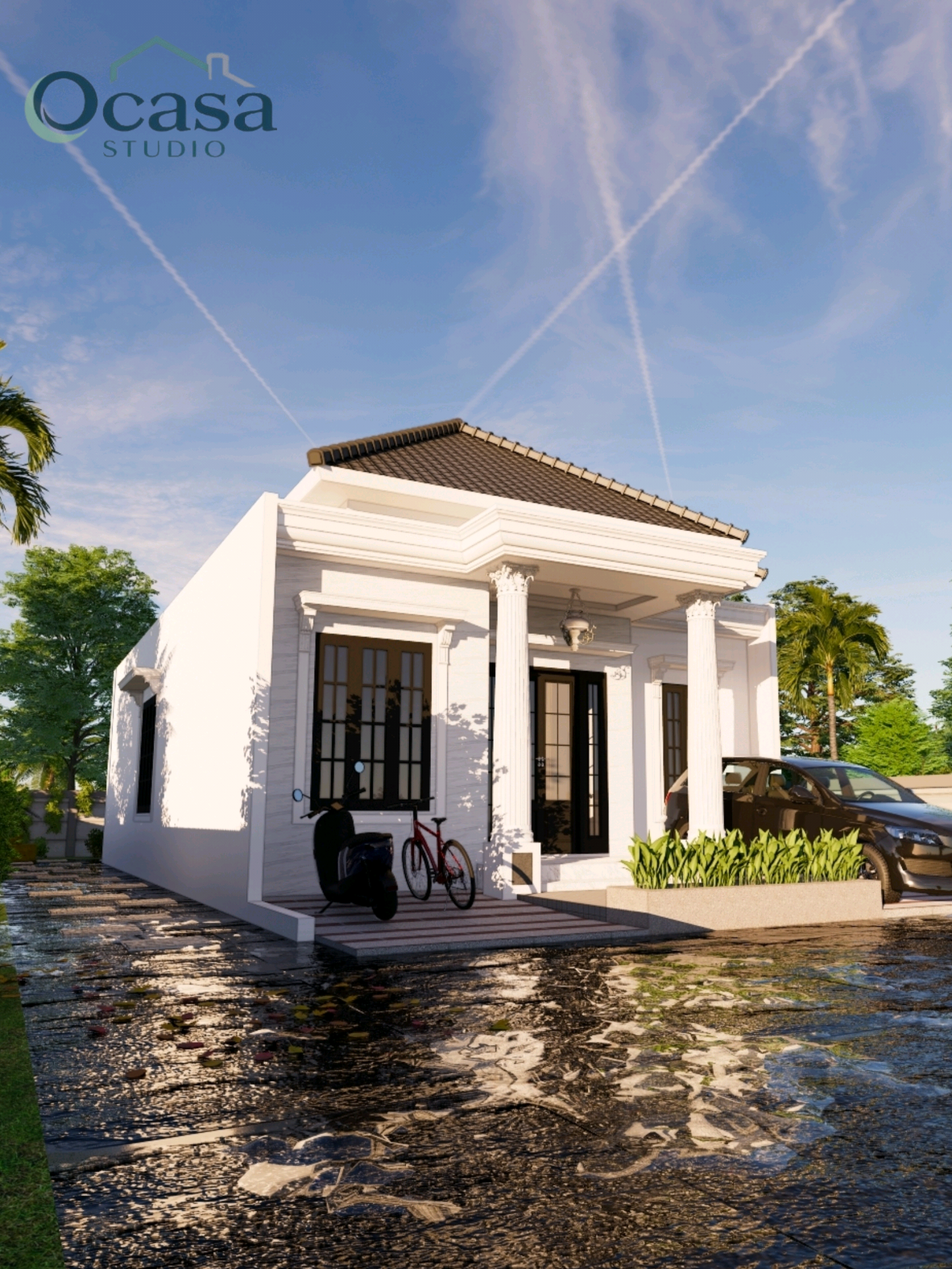 🏡Inspirasi Rumah 9x17 🔖 Follow untuk inspirasi desain rumah impianmu! #DesainRumah #OcasaStudio #DesainMinimalisModern #RumahImpian #ArsitekIndonesia #JasaDesainRumah #TamanMinimalis #DesainFasad #DesainRumahMewah #InspirasiRumah #DenahRumahMinimalis 