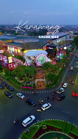 Karawang sebagus ini..😭😍😍 #karawang #karawangtiktok #karawanghitz #galuhmas #drone #sunset #senja #fyp 