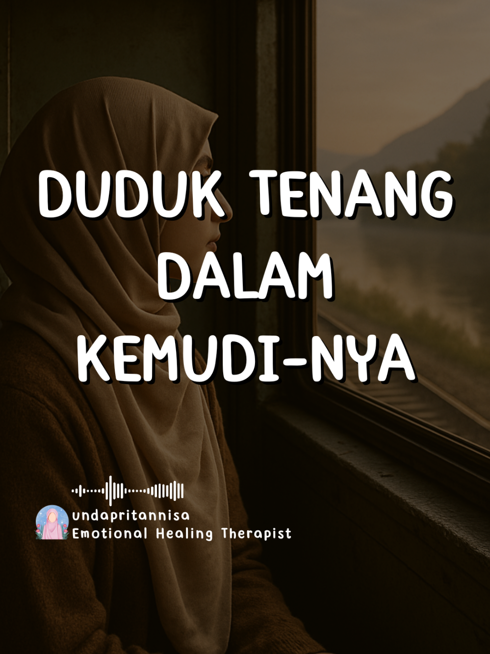 Duduk tenang dalam iman, nanti Allah yang kan ilhamkan jalan.. ❤️ #undapritannisa #selfreminder❤️ #renunganhati #motivasiislam #islamicquote #ketenanganbatin #quotesislam #hijrahstory #healingdenganiman #spiritualhealingjourney #emotionalhealingjourney #terapiemosi #terapihealing #perempuanberdaya 