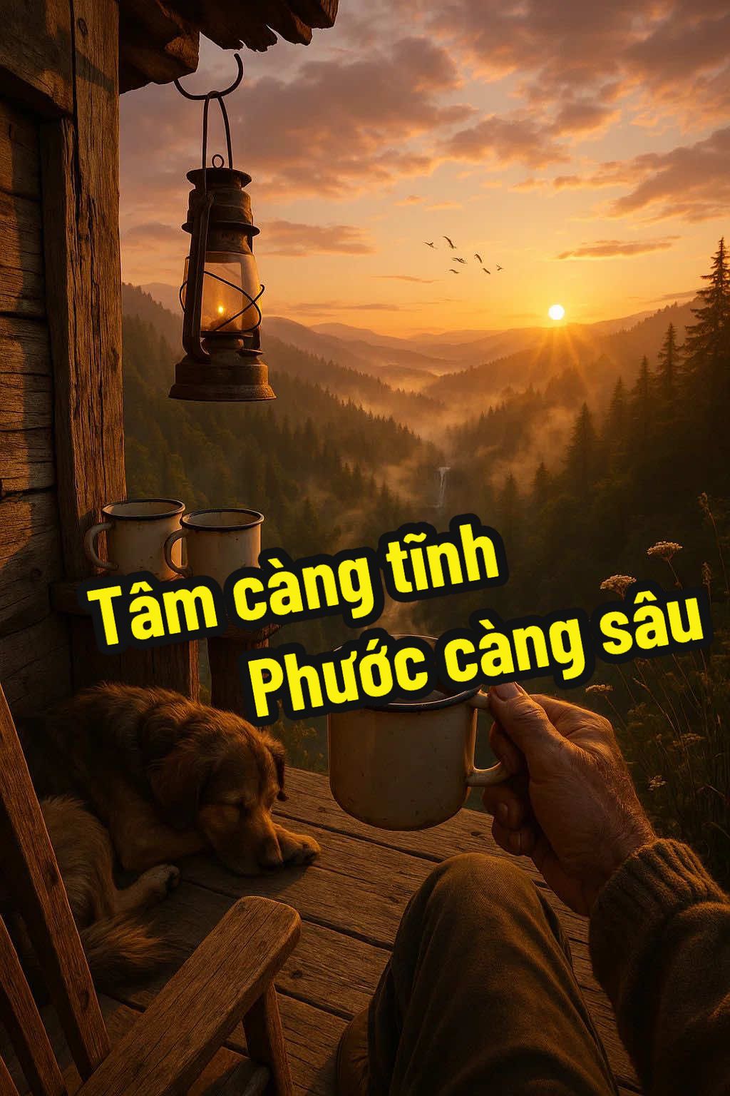 Tâm càng tĩnh Phước càng sâu. Người cành bình thản cuộc sống càng ít sóng gió..#thuanbuomxuoigio #binhan #tamtrang #trend #xh #camxuc #phatphapnhiemmau #cs #buon 