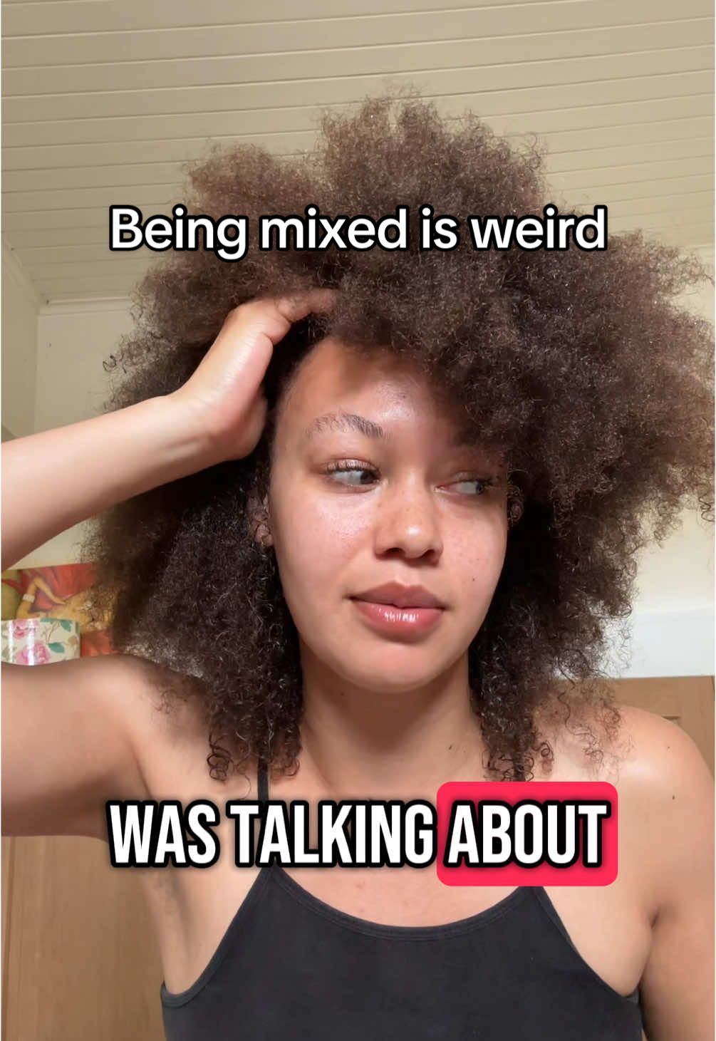 Being mixed is something else #mixedrace #mixedfamily #mixedgirl #biracial 