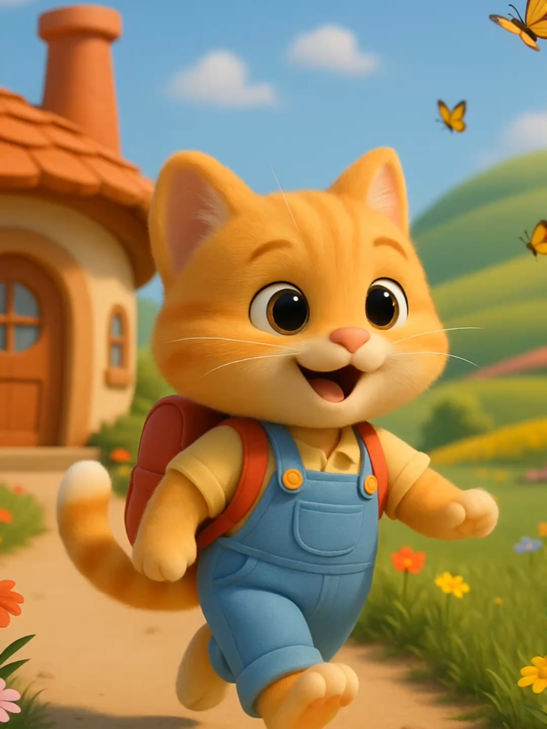 Little cat meow meow #cute #englishkids #englishkidssongs #littlecat #meowmeow #cute #nurseryrhyme #اولاد #اطفال #الفاتحة #أغاني