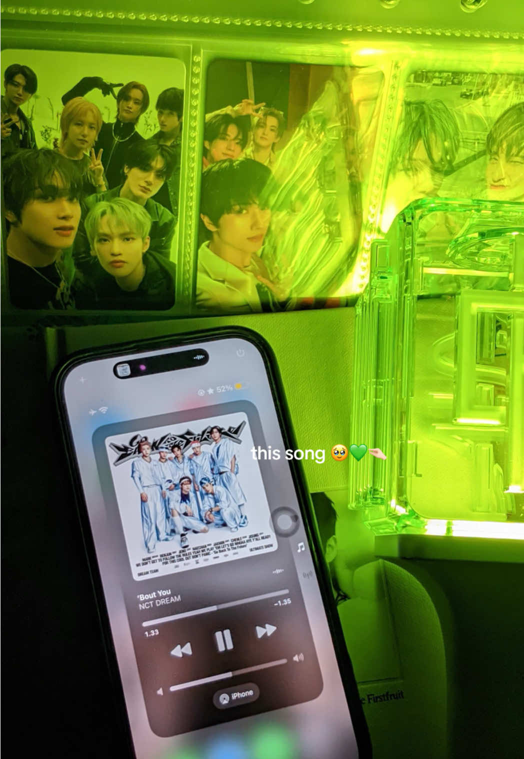 my fav song 🥹💚 #nctdream #bttf #boutyou 
