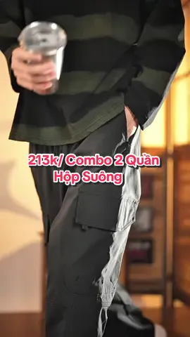 213k/ Combo 2 Quần Hộp Suông #2025 #quanao #tiktokshop #kakinam #fashion #quần #xuhuongtiktok #quankaki #thờitrang #quandaikaki #vietnamtoiyeu 