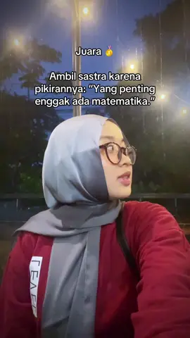 Spill jawaban random kamu masuk sastra 🫵🏻🤡 #literature #linguistics #sastra #indonesia #fyp 