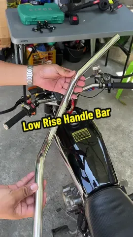 Low Rise Handle Bar Universal Motorcycle Stainless Steel #handlebar #universalhandlebar #stainlesssteel #lowrisehandlebar #pantra #streetbike 