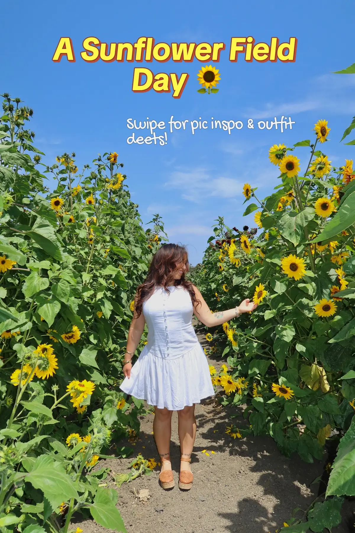 My favorite flower is a sunflower 🌻😍 So I was def in heaven here! Spring time = flower field photo opps! This field was only $7 entry in Costa Mesa, so be sure to visit all the flower fields next time.  Dress: @target  Shoes: @guaraxez  #flowerfields #sunflowers #sunflowerfield #sunflowerfields #sunflowerfieldphotoshoot #flowerfieldphotoshoot #springtimeoutfit #summerstyle #summeroutfit #summeroutfits #summeroutfitideas #summertimeoutfit #sunflowerfield🌻🌻🌻 #targetstyle #targetoutfit #targetoutfits #summerootd #summerootdinspo 